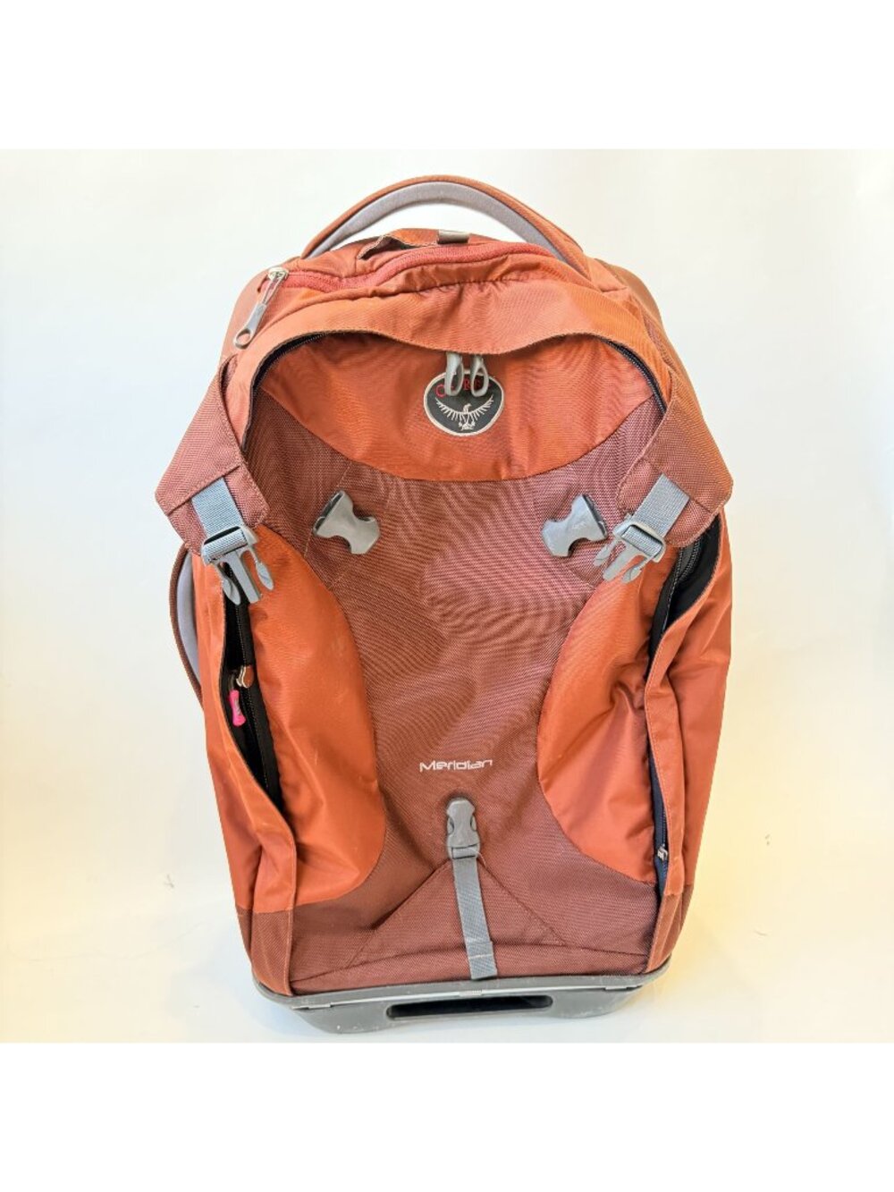 Osprey Meridian Wheeled Travel Backpack Rolling Luggage (No harness) Orange